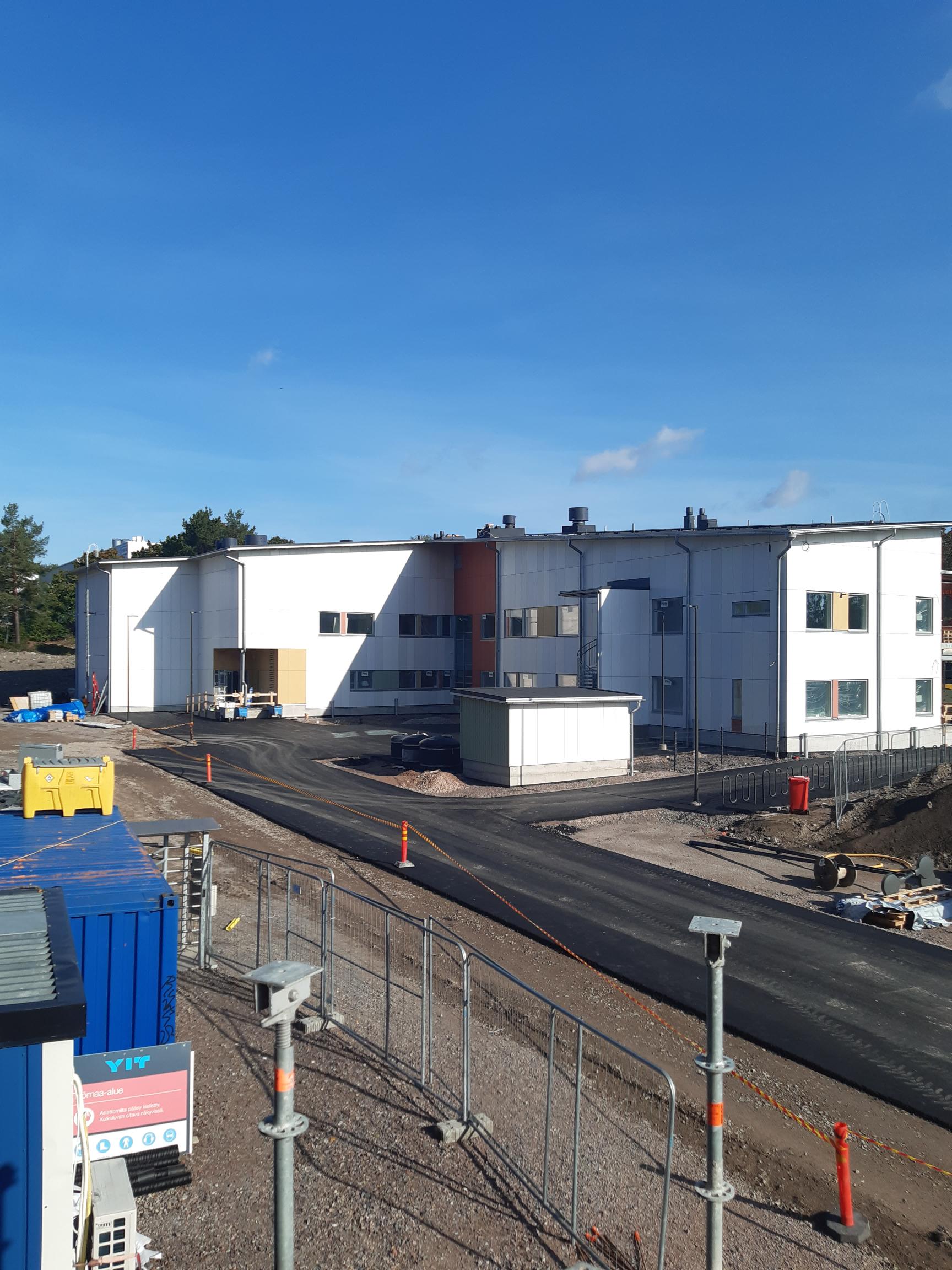 Perkkaan päiväkoti Työmaatiedote 2.10.2023