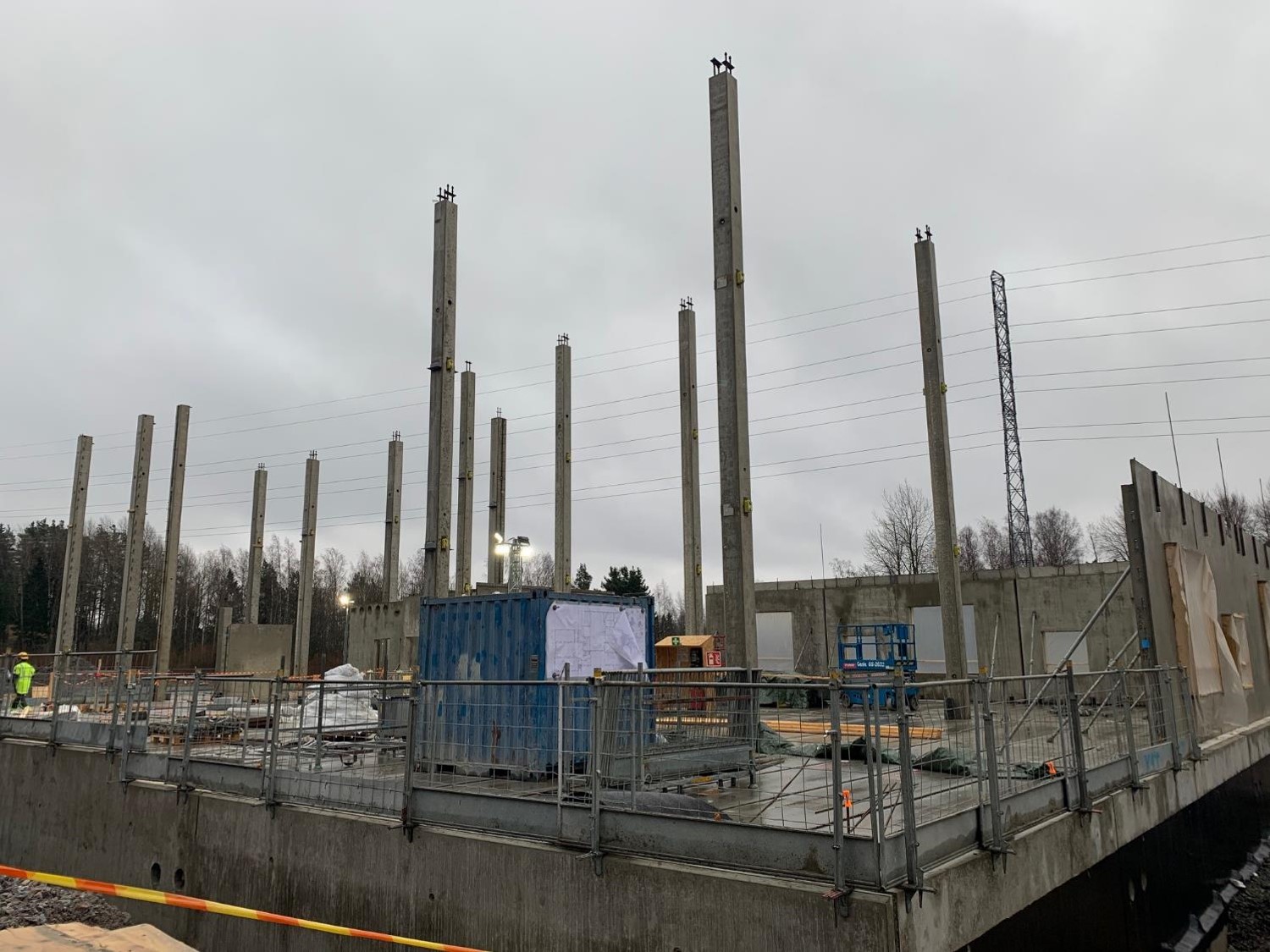 Nauriskasken koulun työmaan kuukausitiedote 22.12.2020