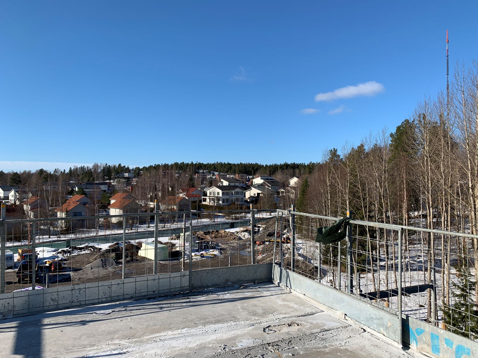 Nauriskasken koulun työmaan kuukausitiedote 2.3.2021