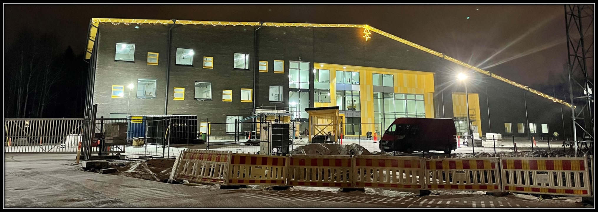 Nauriskasken koulun työmaan kuukausitiedote 22.12.2021