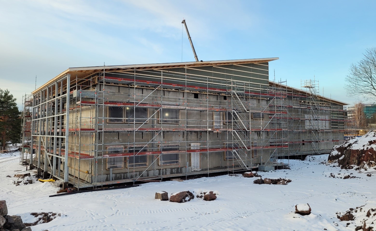 Perkkaan päiväkoti Työmaatiedote 1.3.2023