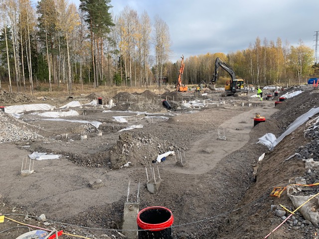 Nauriskasken koulun työmaatiedote 28.10.2020