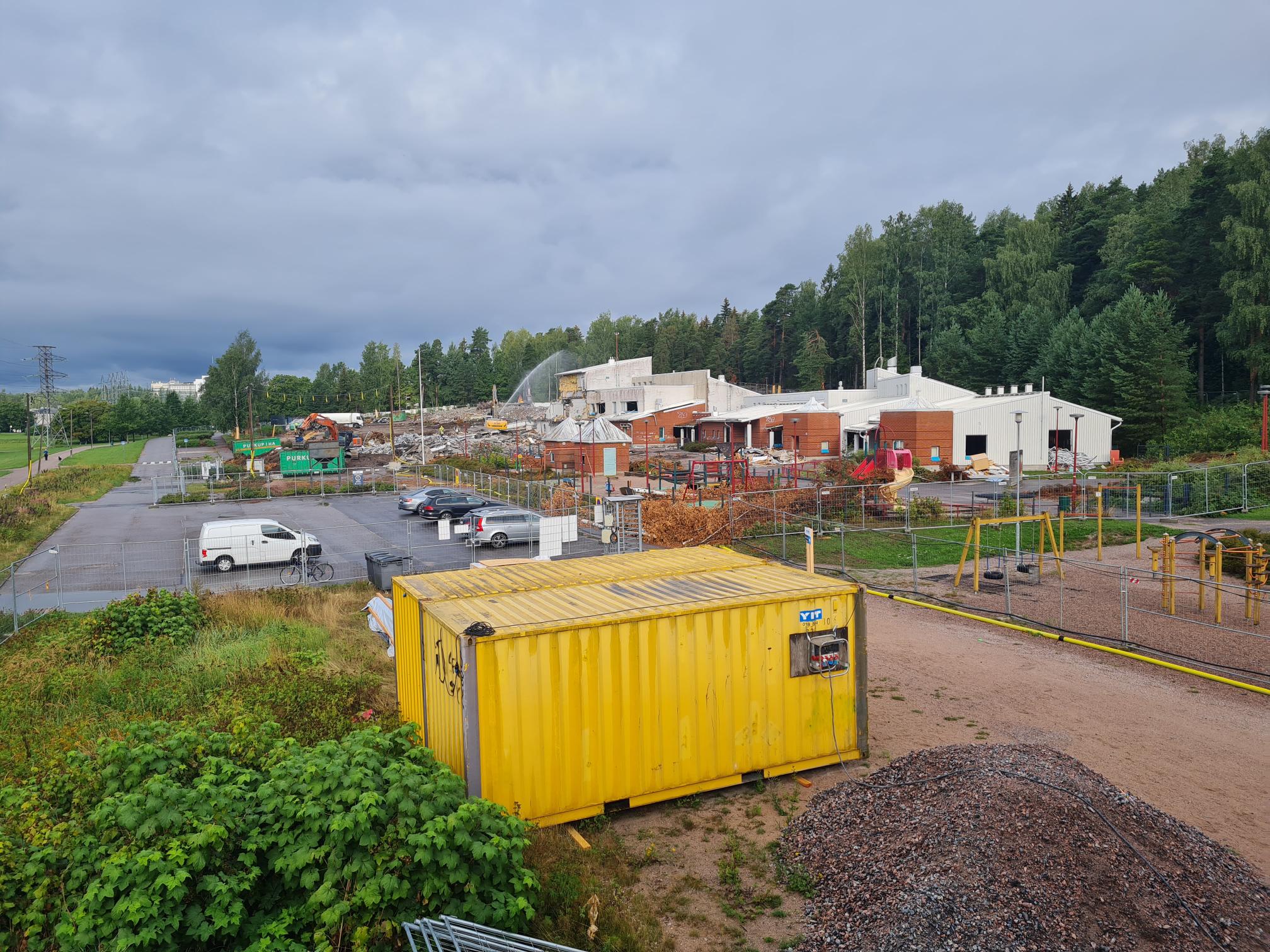 Kilon koulun ja päiväkodin työmaatiedote 08/2021