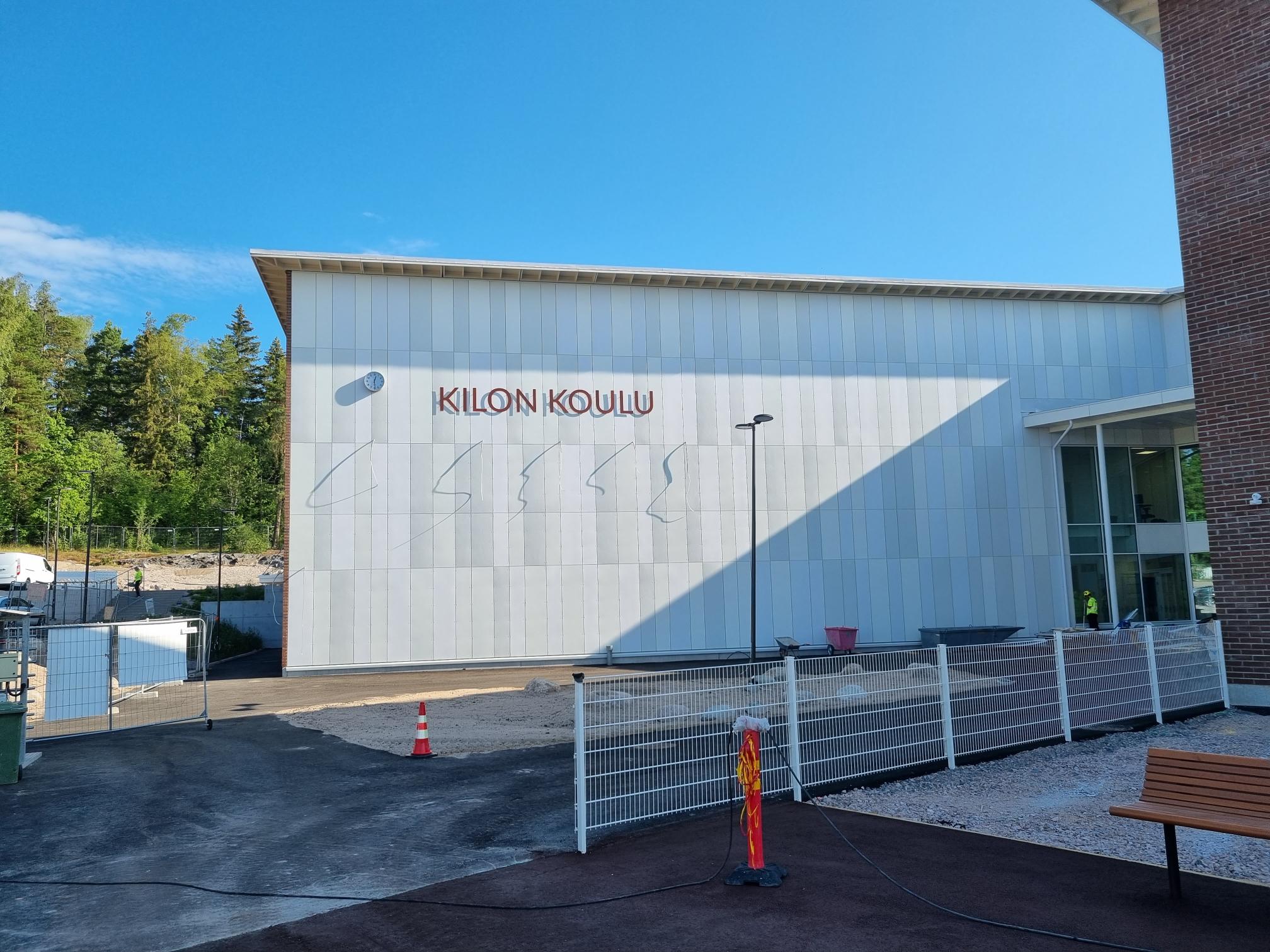 Kilon koulu ja päiväkoti työmaatiedote 072023