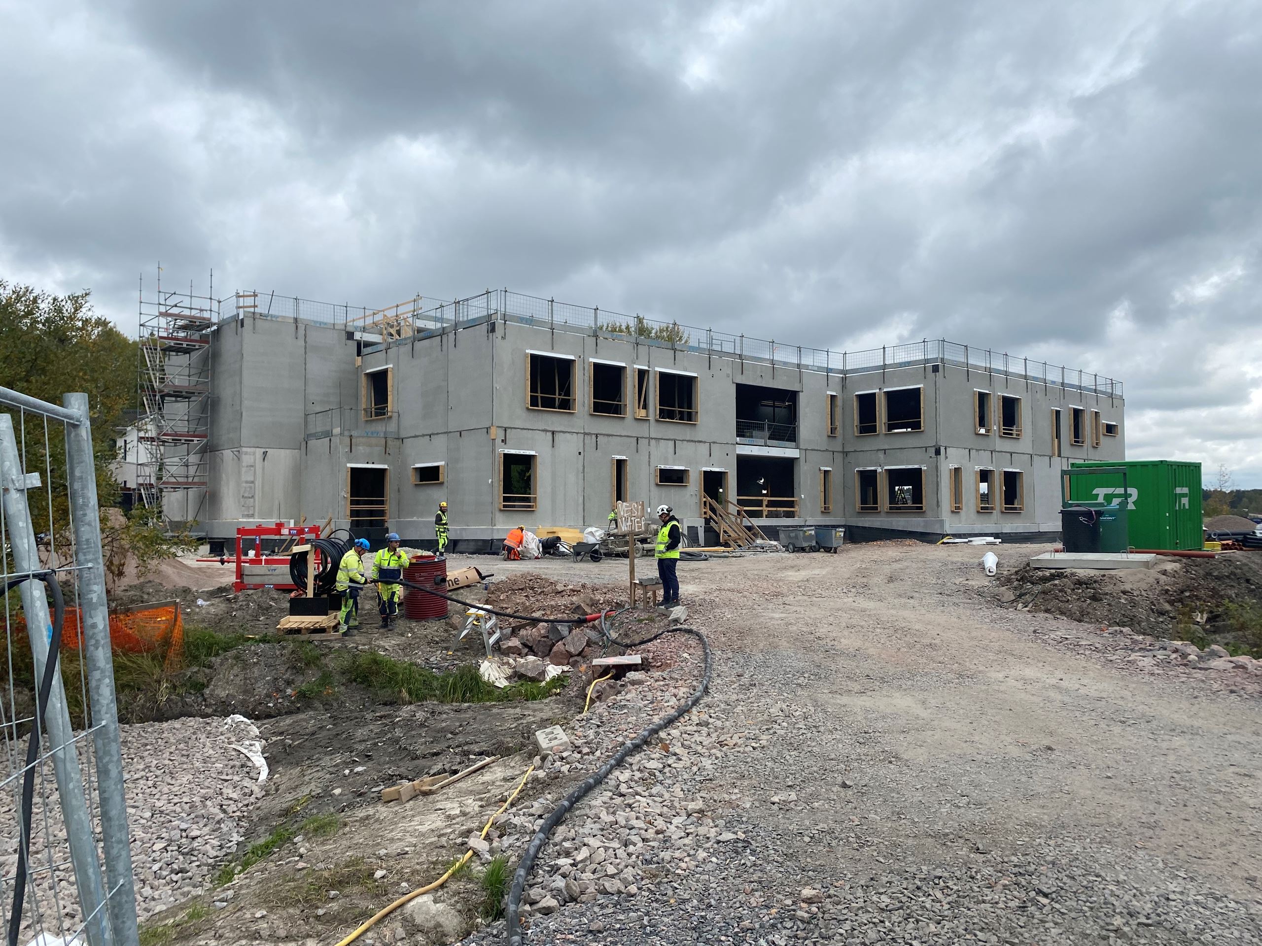 Nöykkiönniityn päiväkodin työmaatiedote 24.9.2021