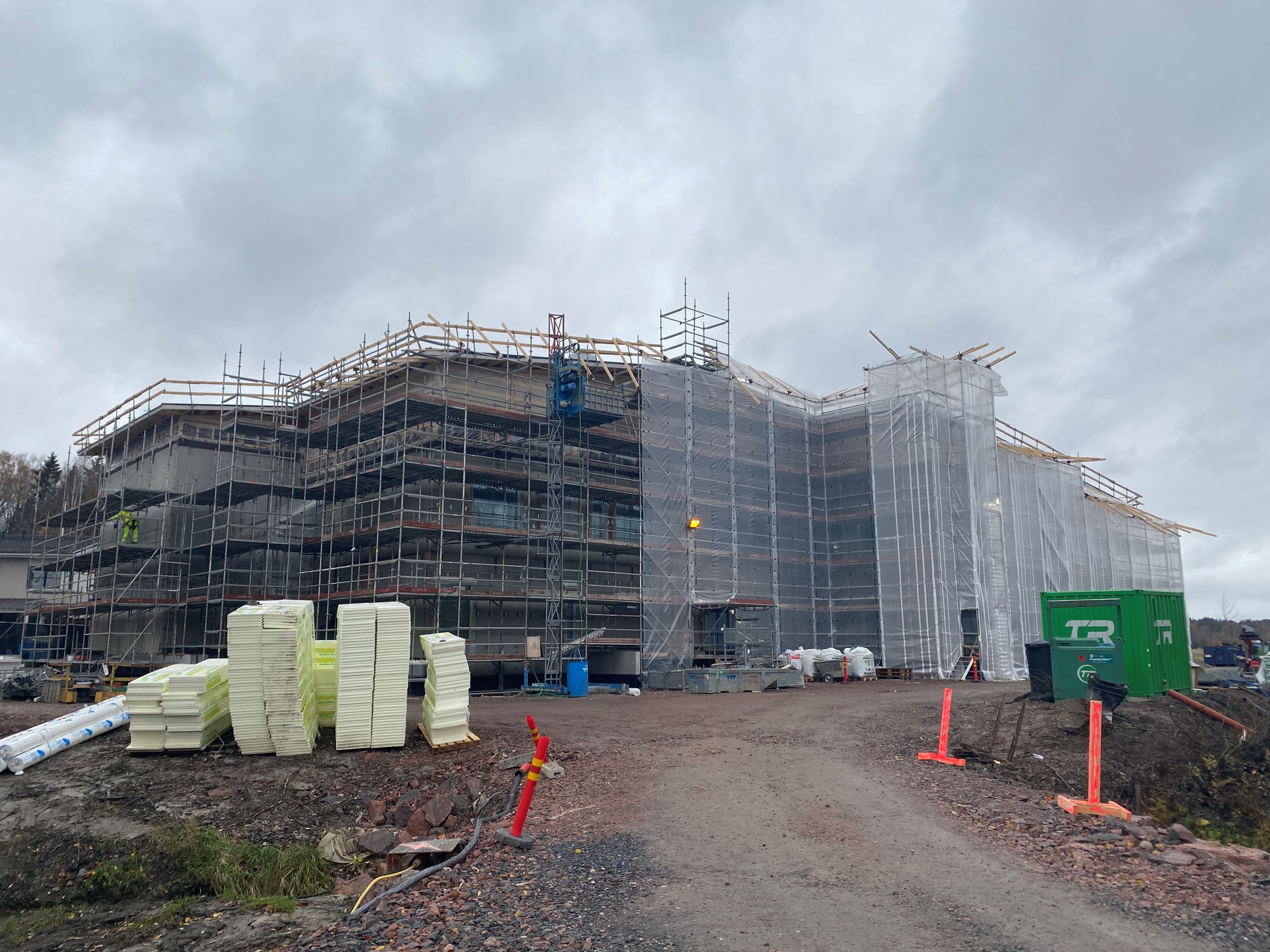 Nöykkiönniityn päiväkodin työmaatiedote 25.10.2021