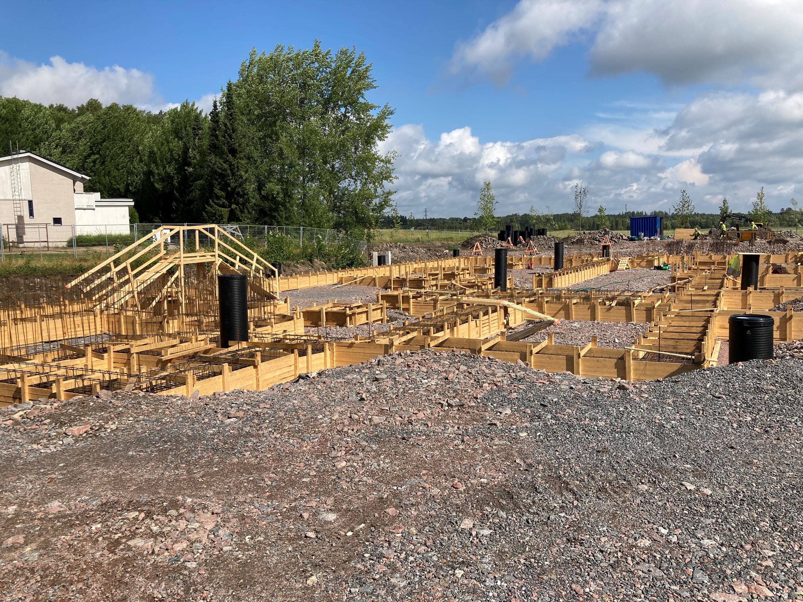 Nöykkiönniityn päiväkodin työmaatiedote 30.7.2021