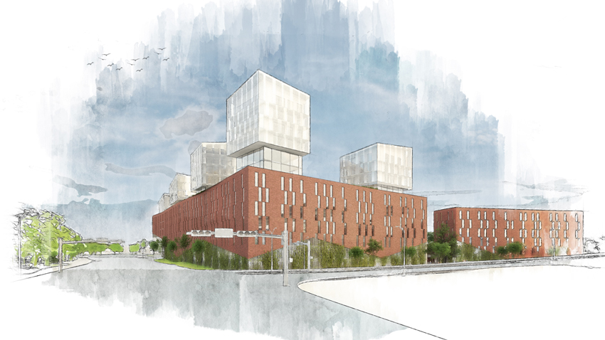 Havainnekuva: Tourulaan rakentuu uusi Jyväskylän maamerkki.