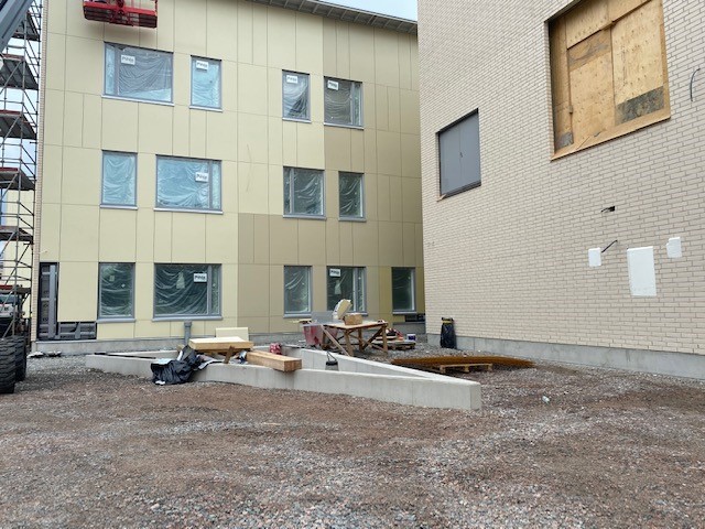 Perkkaan koulu työmaatiedote 24.6.2021